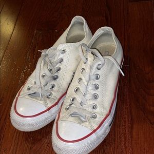 Women’s white low converse